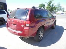 2005 MITSUBISHI ENDEAVOR LIMITED RED 3.8 AT 4WD 203964